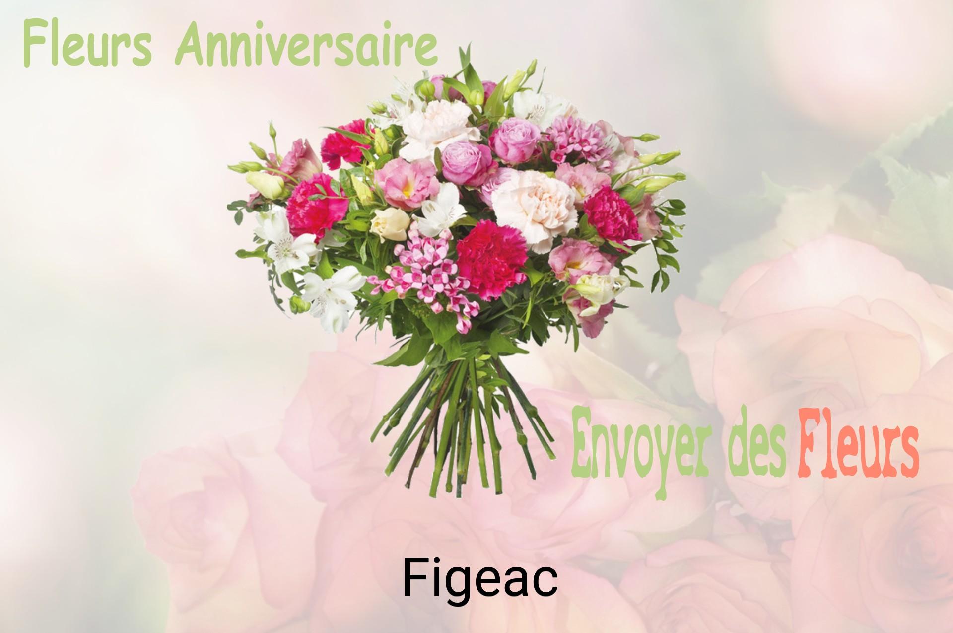 Bouquet de fleurs d’anniversaire livré à Figeac